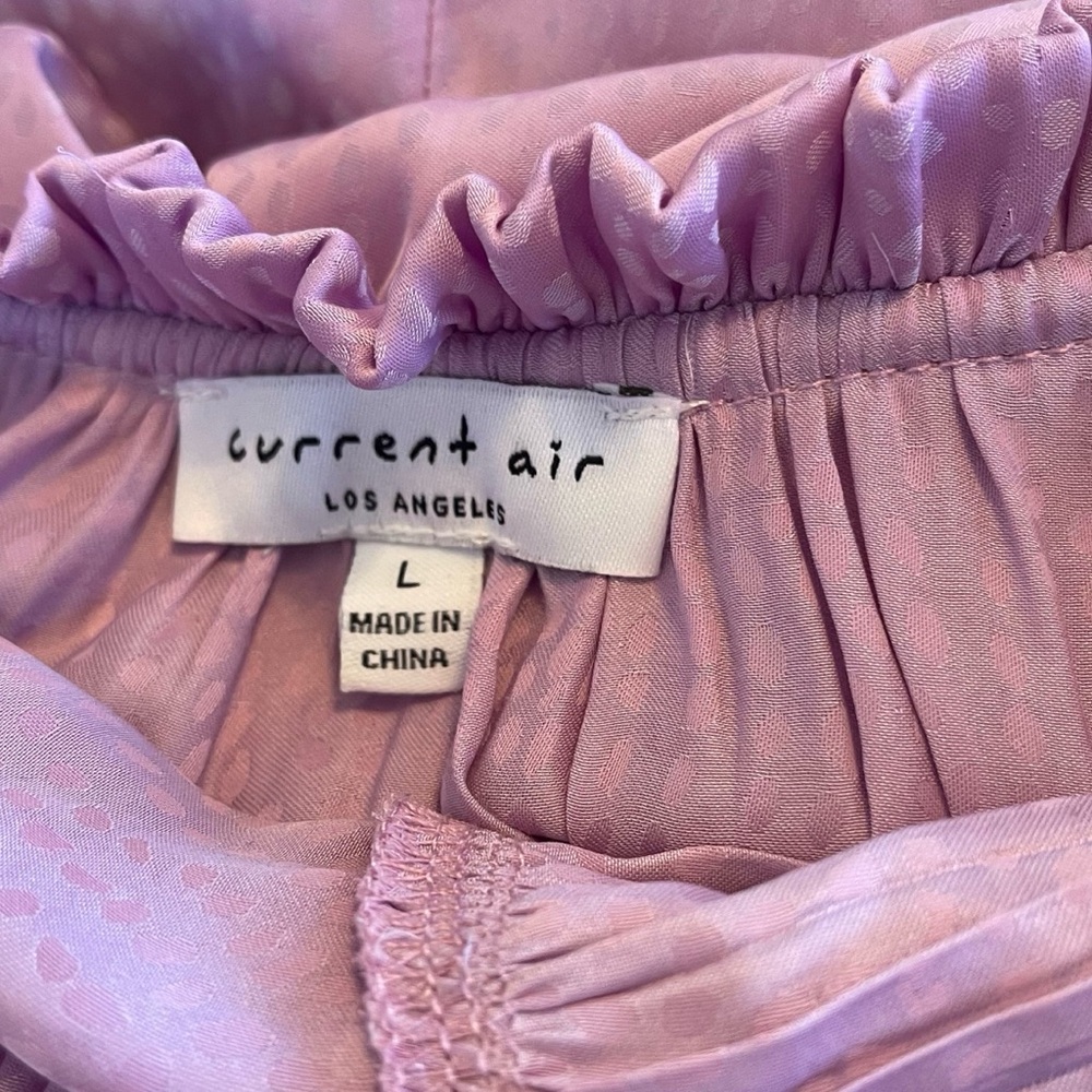 ❤️ Current Air ‘Zoey’ Lavender Pink Gathered Mini Dress - Picture 7 of 11